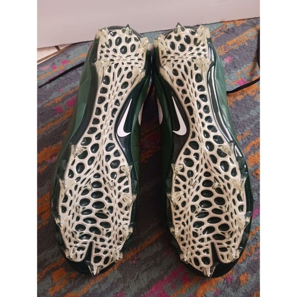 Nike Football Cleats Mens Size 11.5 Green Alpha Menace Pro Low TD - Picture 5 of 6